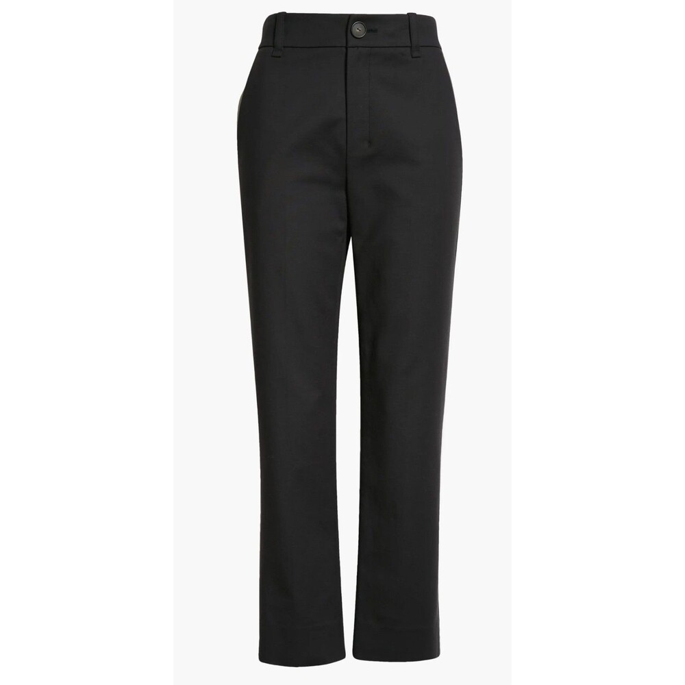 Vince Cigarette Trouser Black Ankle Pants Womens Size 8 Stretch Tailored